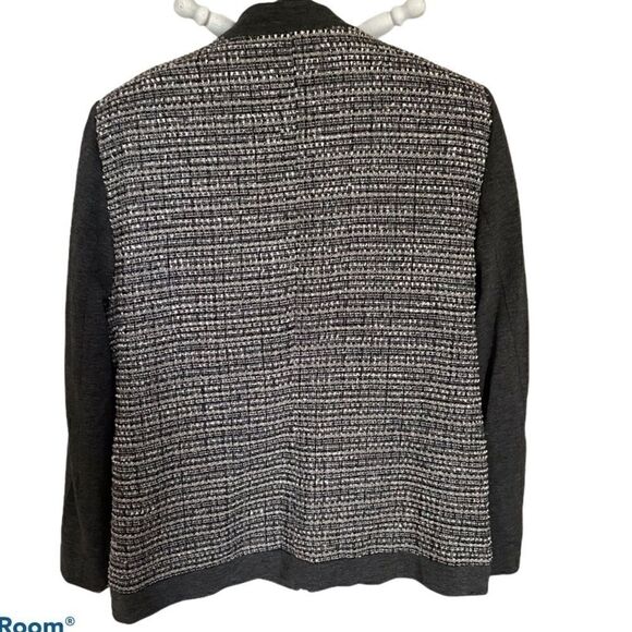 Alfred Dunner Blazer Jacket, tweed jersey knit 14 - Picture 4 of 4